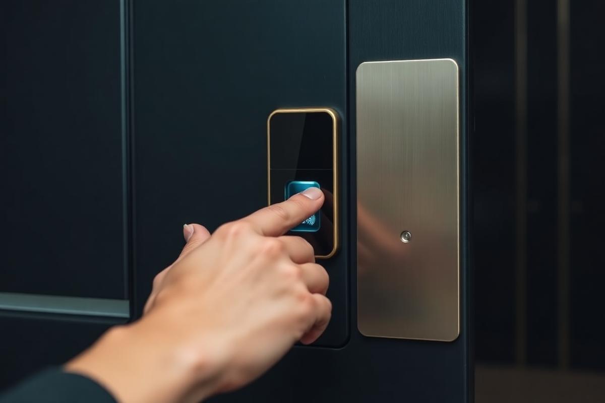 Fingerprint biometric access control reader
